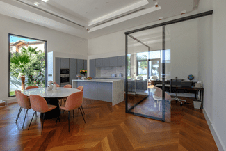 Flex floorplan with office space shutterstock_1878608230