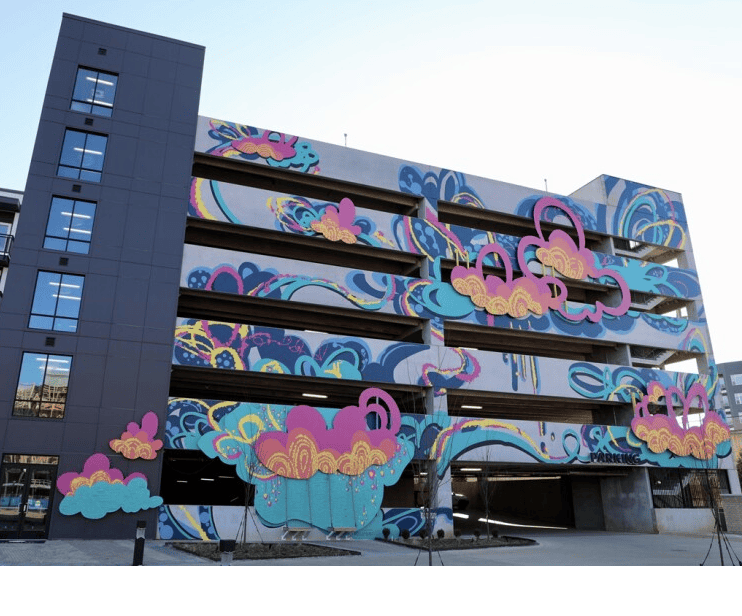 Garage mural