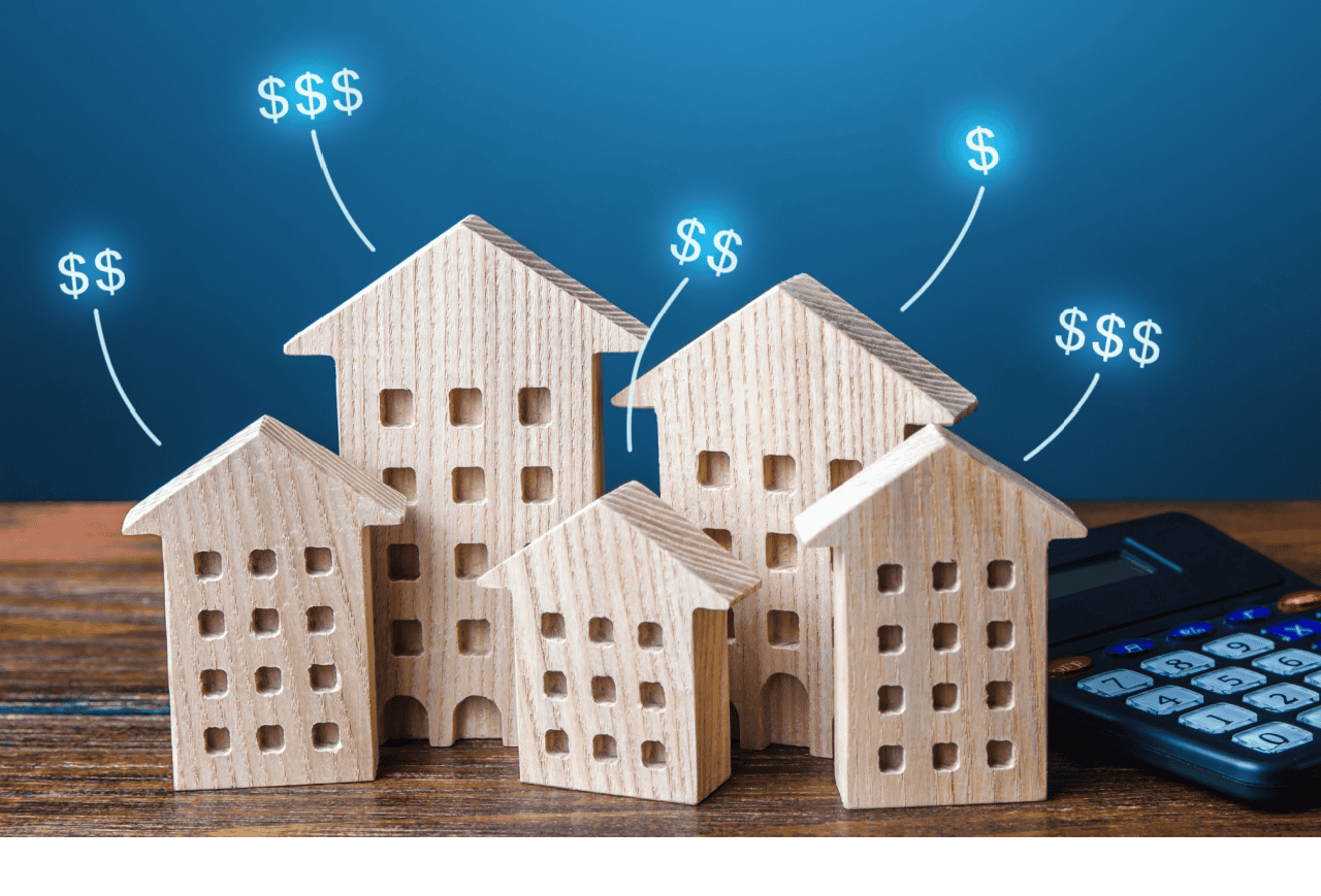 Wooden apartments Shutterstock_2089780987