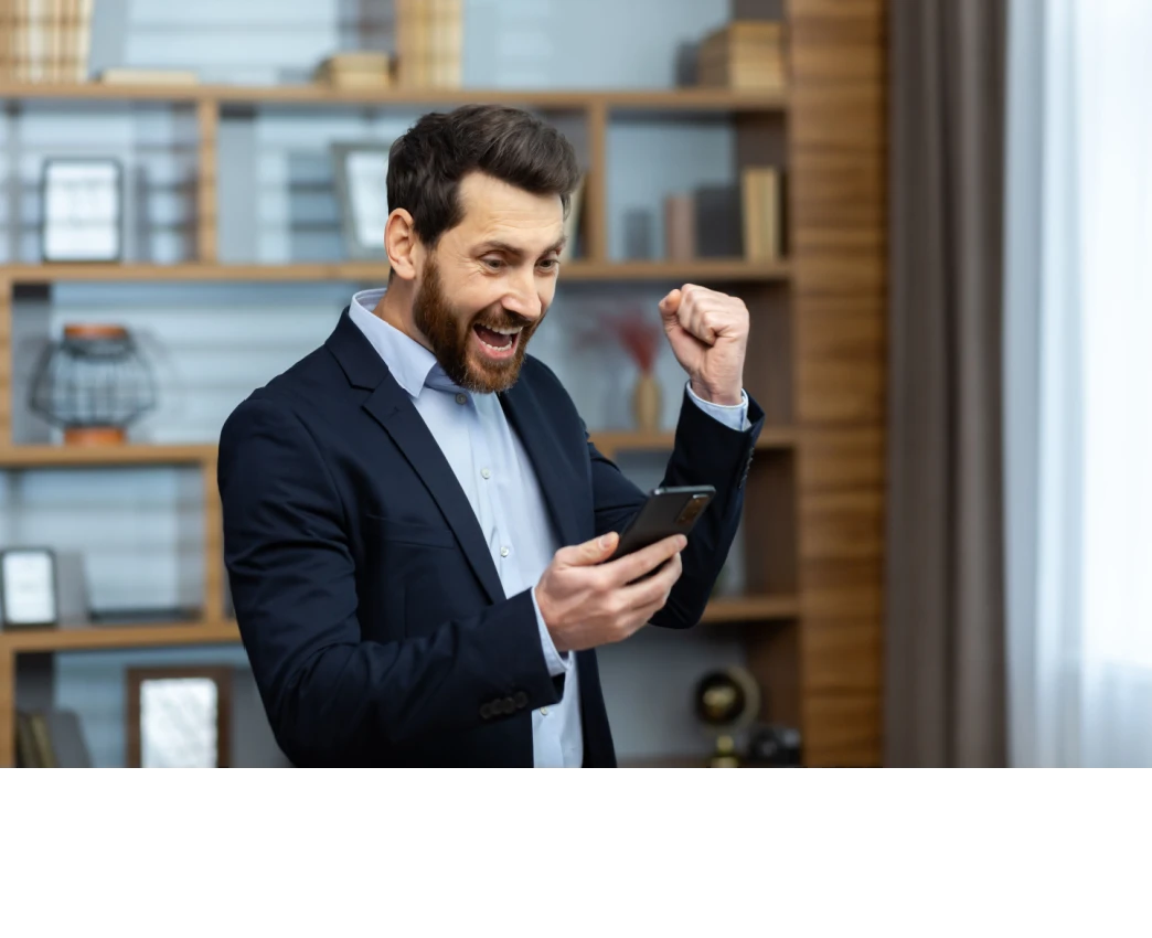 Happy man Shutterstock_2349616781
