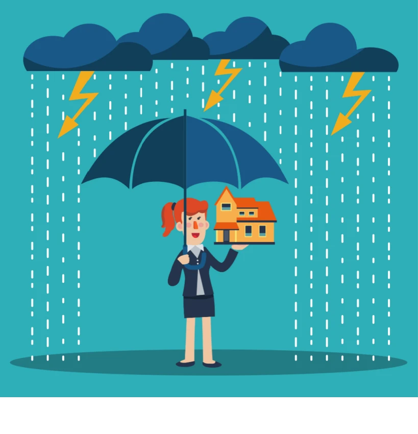 Lady in rain Shutterstock_478225774