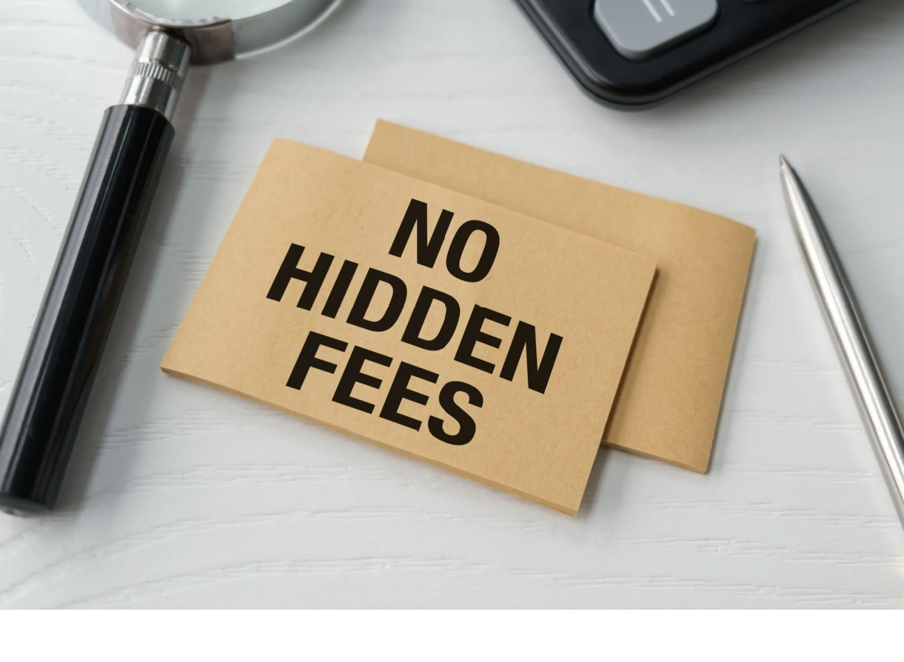 No hidden fees Shutterstock_2640702273
