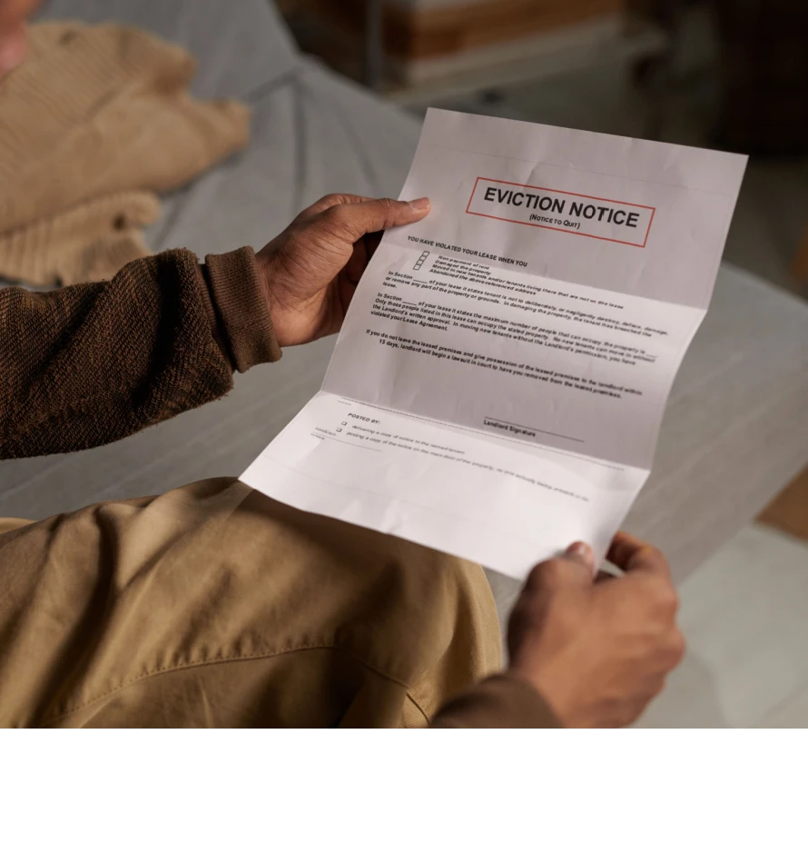 Eviction notice Shutterstock_2500718433