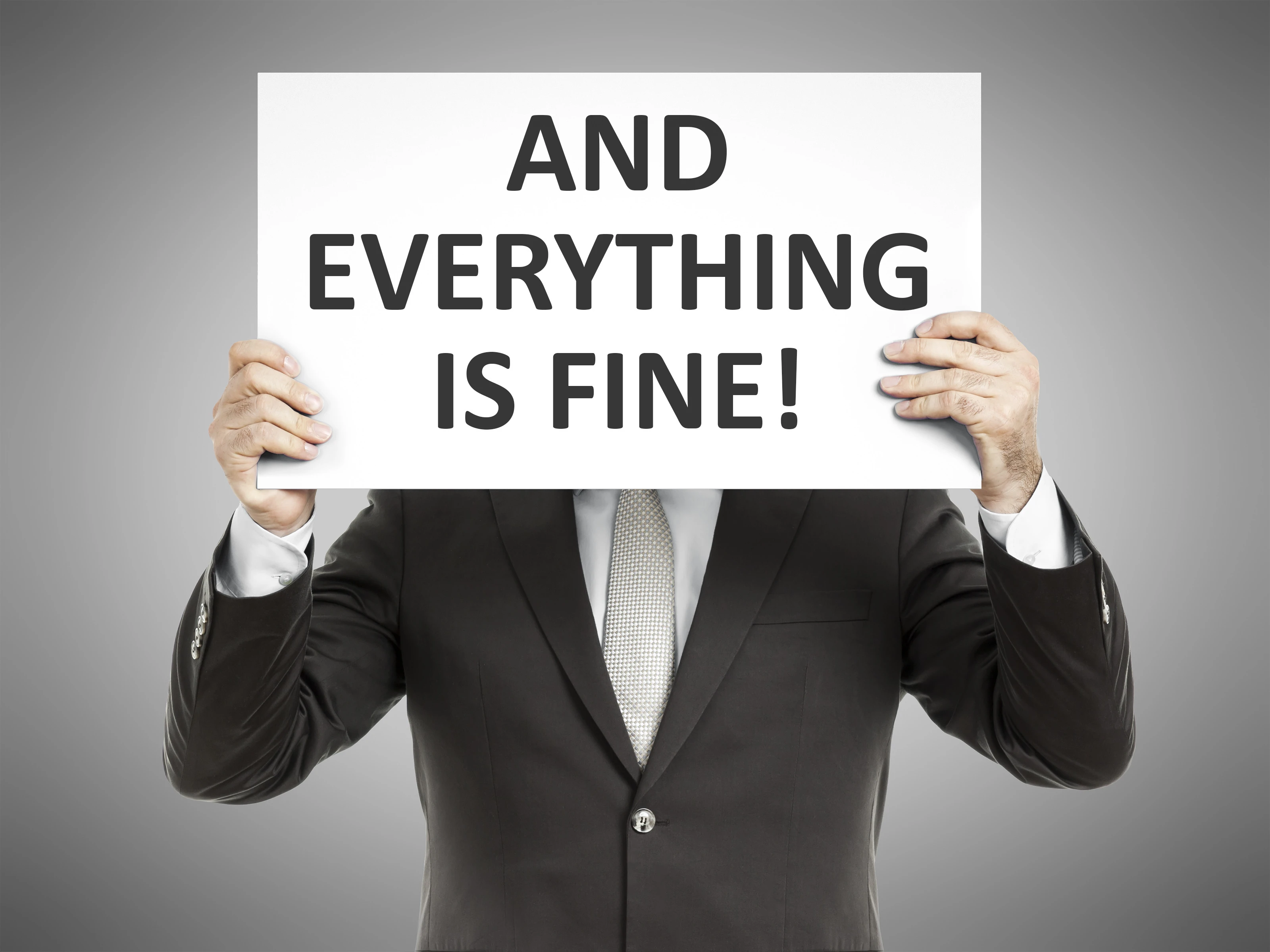 Everything is fine shutterstock_243399775