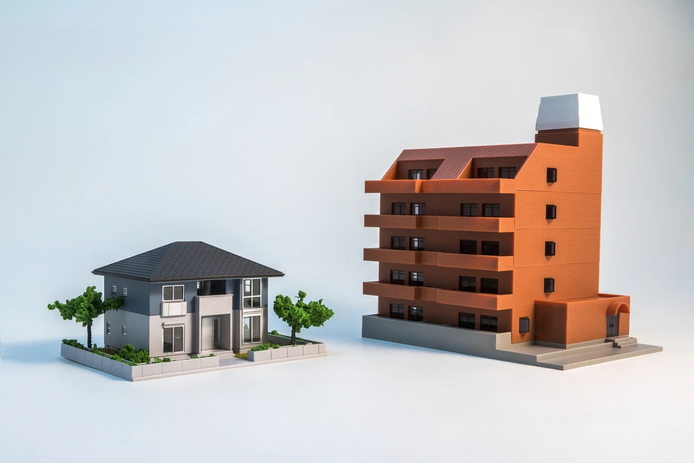 House vs. Multifamily shutterstock_506563966