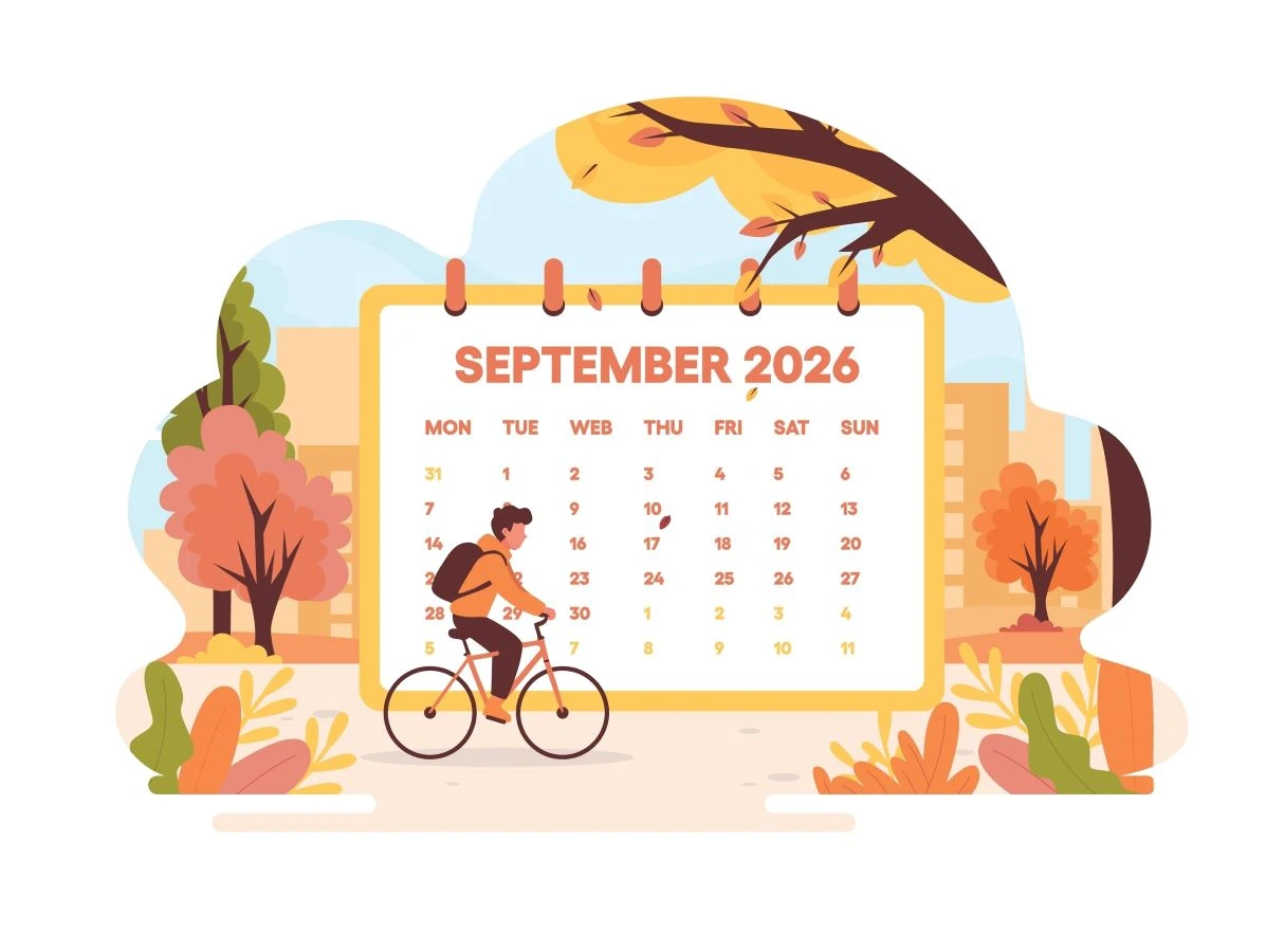 September 2026 Calendar shutterstock_2723673841